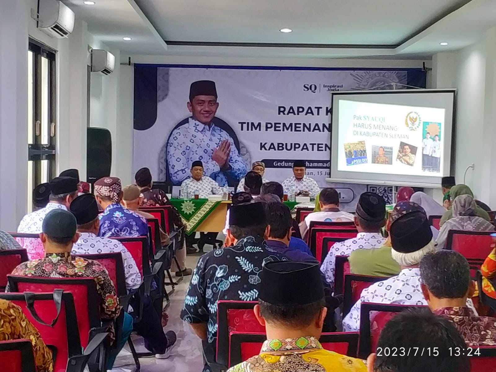 Rapat Kerja Tim Pemenangan Dewan Perwakilan Daerah RI Ir. Ahmad Syauqi Soeratno MM  