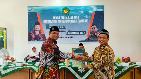 Serah Terima Jabatan Kepala Sekolah SMK Muhammadiyah Gamping, Semangat Maju dan Adaptasi