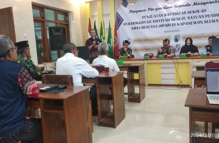 Pelatihan Satuan Pendidikan Aman Bencana SMK Muhammadiyah 2 Sleman